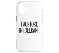 Fucktose Intolerant Cup of Fuckoffee Fucktose Intolerance Coque pour iPhone 16 Plus
