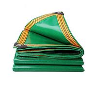 FUCNEN Bâche Imperméable et Résistante 5 m x 5 m - Robuste 420 g/m² - Multifonction Pour Pompe de Piscine, Étang à Poissons, Foin, Toit, Remorque - 100% Étanche, Tapis de Sol Vert