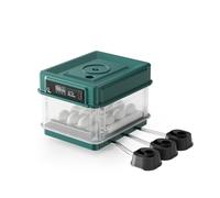 Fudajo Couveuse poussin 15 œufs 40 W Ventilation Humidité régulée Système Secours Anti-panne Retournement automatique Incubateur Couveuse automatique Couvoir Éclosoir Oies Cailles Élevage Poussins