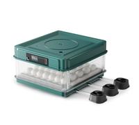 Fudajo Couveuse poussin 30 œufs 40 W Ventilation Humidité régulée Système Secours Anti-panne Retournement automatique Incubateur Couveuse automatique Couvoir Éclosoir Oies Cailles Élevage Poussins