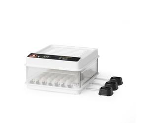 Fudajo Couveuse poussin automatique - 45 W - pour 36 œufs - Système humidification, Mire-œuf et à Retournement automatique - Incubateur Appareil à couver Couvoir Éclosoir pour oisillons, poussins