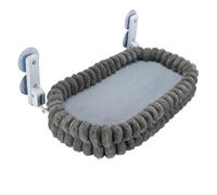 Fudajo Hamac pour Chat à Fixer à la fenêtre 30 x 60 cm Gris foncé, lit pour Chat en hamac jusqu'à 10 kg, Couchage à la fenêtre, Espace de Repos Peu encombrant avec ventouses