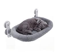 Fudajo Hamac pour chat pour fenêtre 30 x 52 cm gris foncé