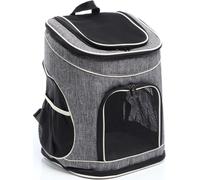 Fudajo Sac à dos pour Chat Chien Chiot - 320 x 270 x 400 mm - charge max. 6 kg - Pliable Rembourré - Saccoche de transport avec Poches pour Randonnée Vétérinaire