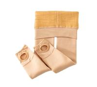 Fudaolee Collants Thermiques Fille Hiver Chaud Leggings Enfant Taille Haute Opaque Collant Polaire Doublure Extensible Leggings