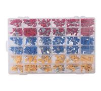 Fudeshe Lot de 540 cosses à sertir isolées, 22-16/16-14/12-10 - Assortiment de bornes à sertir mâle/femelle