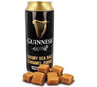 Fudge au caramel et sel de mer Guinness en boîte d'argent 100g