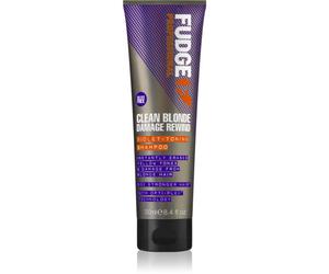 Fudge Clean Blonde Damage Rewind shampoing tonifiant violet pour cheveux blonds et méchés 250 ml