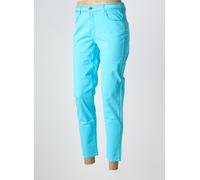 fuego woman pantalons femme de couleur bleu 42