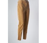 fuego woman pantalons femme de couleur marron