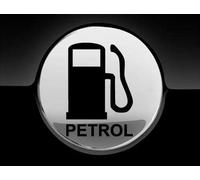 Fuel Cap Stickers Essence Seulement, Noir