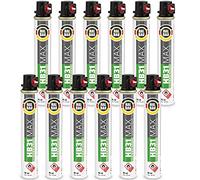 Fuel Cell HB31 Lot de 12 cartouches de gaz de rechange pour cloueur avec anneau rouge 165 mm 80 ml