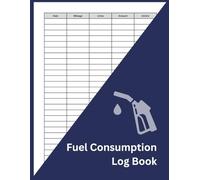 Fuel Consumption Log Book: Mileage, Fuel Usage & Cost Tracking Record for Cars, Vans, Trucks, Motorcycles & Fleets | Gas, Diesel & MPG Log for ... | 100 Pages, Large 8.5 x 11 Inch Format