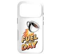 Fuel for The Day Sleepy Fatigué Humour Funny Coffee Lover Coque pour iPhone 17 Pro