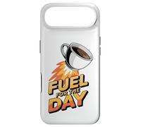 Fuel for The Day Sleepy Fatigué Humour Funny Coffee Lover Coque pour iPhone Air