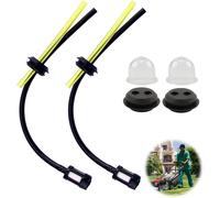 Fuel Hoses with Filter,Universal Fuel Hose,Fuel Filter,Waterproof Seal for Brushcutters and Lawnmowers,Complete Kit of 2 Sets for Gardening and Agriculture