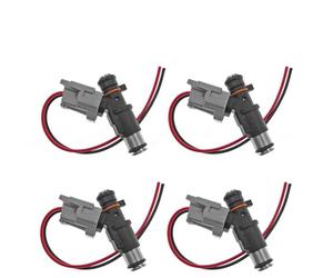 Fuel Injector Assembly Connecteur de buse d'injecteur de carburant V29006776 01F030 pour Peugeot 206 405 et Kia Pride 1,4 L Extracteur de joints d’injecteur(4 SET)