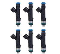 Fuel Injector Essence Buse Carburant Lot de 6 injecteurs de carburant à 4 trous pour Chrysler 300, Pacifica, Sebring, Dodge Avenger 0280158028 04591986AA(6PCS)