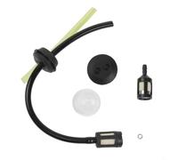 Fuel Line Kit with Filter for pour chainsaw 3mm ID Hose pour primer Bulb Fuel Pipe Set for Hedge Trimmer 5mm OD Replacement Fuel Hose Assembly for Petrol Saw 21cm pour chainsaw Fuel Line Kit with