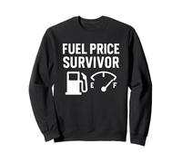 Fuel Price Survivor Funny Oil Crisis Gas Tank Filling Meme Sweatshirt
