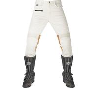 Fuel Sergeant 2 Pantalon textile de moto, blanc, taille 36 pour homme