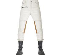 Fuel Sergeant 2 Pantalon textile de moto pour femmes, Blanc, Taille 18