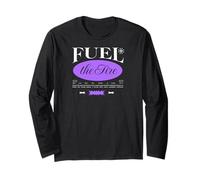 Fuel The Fire - Urban Typography Streetwear Manche Longue