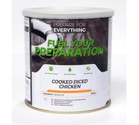 Fuel Your Preparation - Poulet Cuit en Dés Lyophilisé - 600 g (24 Portions) | Conservation 25 Ans |