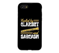 Fueled by Clarinette and Sarcasm Funny Sassy Coque pour iPhone SE (2020) / 7/8
