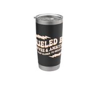 FUELED BY COFFEE AMBITION ONE-CUP-CLOSER une tasse de café Gobelet isotherme en acier inoxydable double paroi