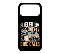 Fueled by Coffee and Bird Calls Observation Oiseaux rétro Coque pour iPhone 17 Pro Max