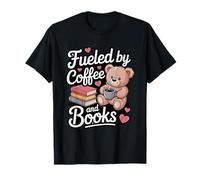 Fueled by Coffee and Books T-Shirt