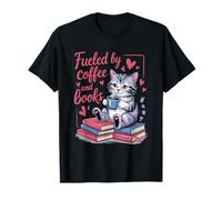 Fueled by Coffee and Books T-Shirt