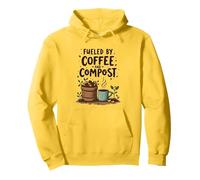 Fueled by Coffee and Compost Gardening Humor Sweat à Capuche