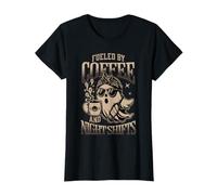 Fueled by Coffee & Night Shifts - Infirmière Ghoul Halloween T-Shirt