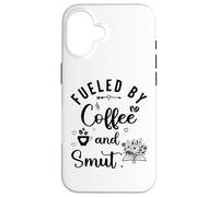 Fueled by Coffee Smut Reader Dark Romance Smutty Book Smutt Coque pour iPhone 16
