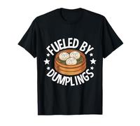 Fueled by Dumplings - Joli Design pour Amateur de Nourriture T-Shirt