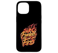 Fueled by Fire Design Intense Passion Flames Coque pour iPhone 15