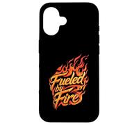 Fueled by Fire Design Intense Passion Flames Coque pour iPhone 16