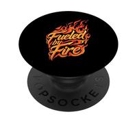 Fueled by Fire Design Intense Passion Flames PopSockets PopGrip Adhésif