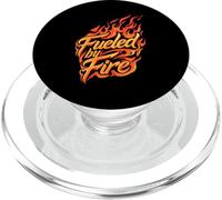 Fueled by Fire Design Intense Passion Flames PopSockets PopGrip pour MagSafe