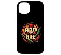 Fueled by Fire Hot Chili Pepper Spicy Food Lover Coque pour iPhone 13
