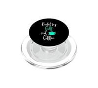 Fueled by Golf and Coffee Cute Golf Retirement Plan PopSockets PopGrip pour MagSafe