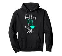 Fueled by Golf and Coffee Cute Golf Retirement Plan Sweat à Capuche