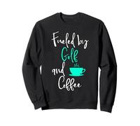 Fueled by Golf and Coffee Cute Golf Retirement Plan Sweatshirt