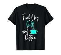 Fueled by Golf and Coffee Cute Golf Retirement Plan T-Shirt