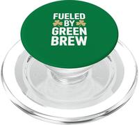 Fueled by Green Brew St Patrick Day Irish Beer PopSockets PopGrip pour MagSafe