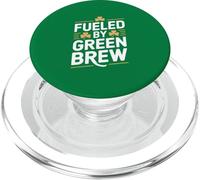 Fueled by Green Brew St Patrick Day Irish Beer PopSockets PopGrip pour MagSafe