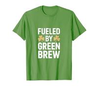 Fueled by Green Brew St Patrick Day Irish Beer T-Shirt