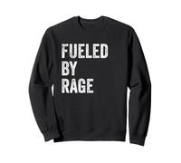 Fueled by Rage & Coffee Rage Consumes Me Full of Rage Whimsy Sweatshirt